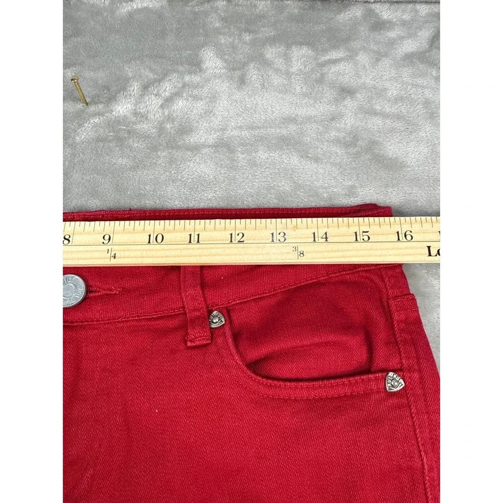 KUT from the Kloth Diana Skinny Jeans Red Size 6 Cotton Blend Stretch Denim - Picture 2 of 8